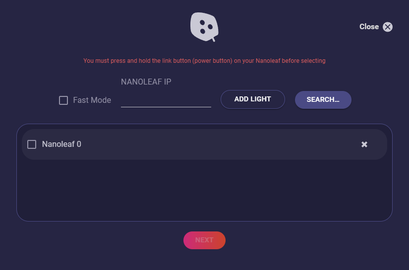 Cannot add nanoleaf connection regardless of how I my PC - Support - Lumia Stream